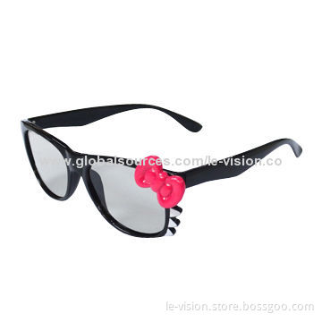 Passive Polarized 3D Cinema Glasses for Fashion Young Kids